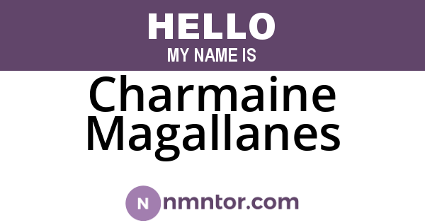 Charmaine Magallanes