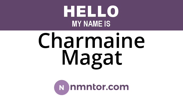 Charmaine Magat