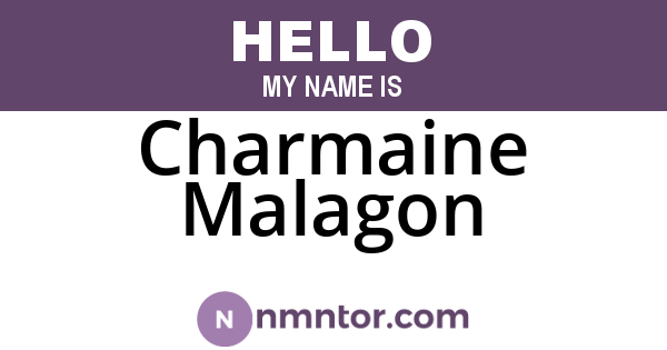 Charmaine Malagon