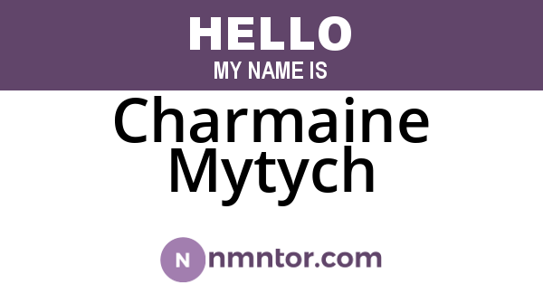 Charmaine Mytych