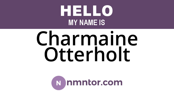 Charmaine Otterholt