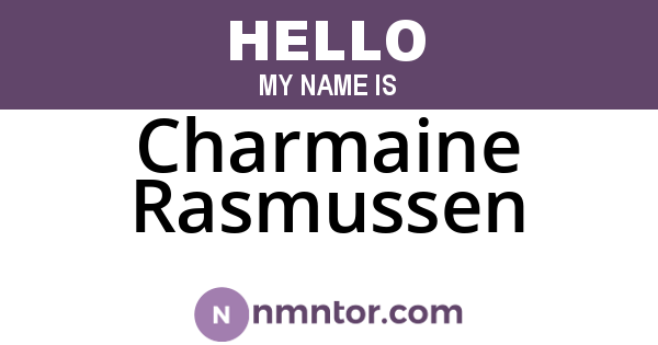 Charmaine Rasmussen