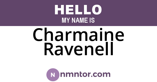 Charmaine Ravenell