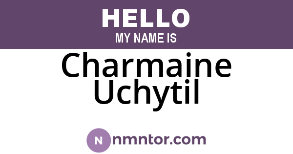 Charmaine Uchytil