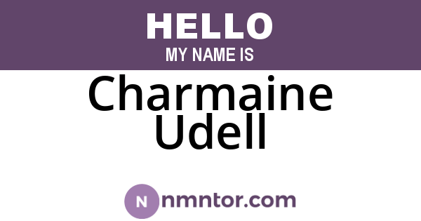 Charmaine Udell