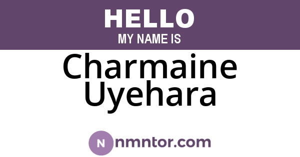 Charmaine Uyehara