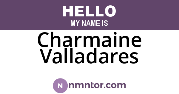 Charmaine Valladares