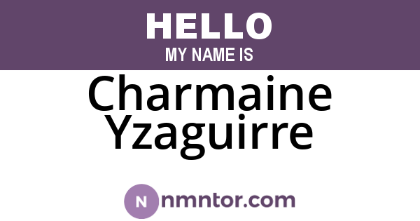 Charmaine Yzaguirre