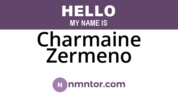 Charmaine Zermeno