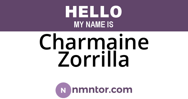 Charmaine Zorrilla