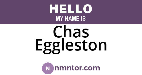 Chas Eggleston