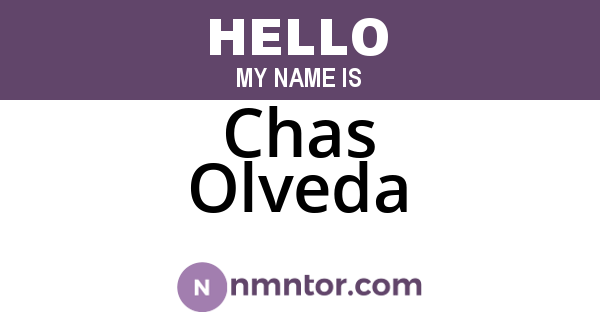 Chas Olveda