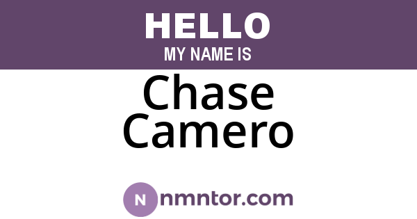 Chase Camero