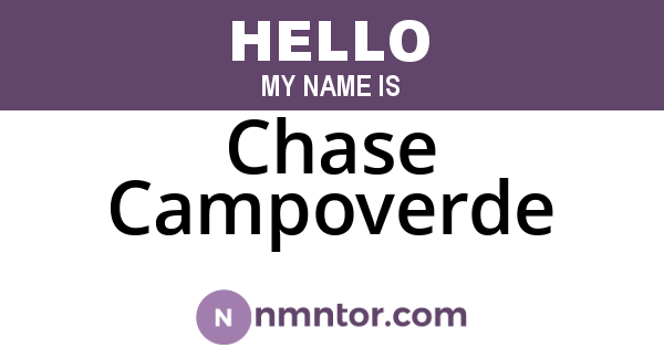 Chase Campoverde