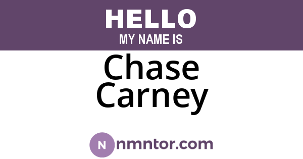 Chase Carney