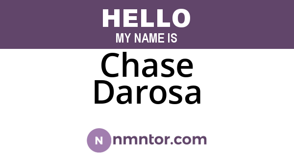 Chase Darosa