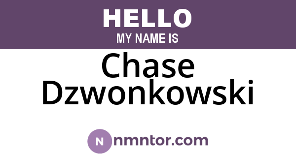Chase Dzwonkowski