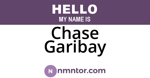 Chase Garibay