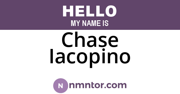 Chase Iacopino