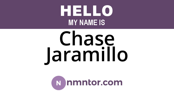 Chase Jaramillo