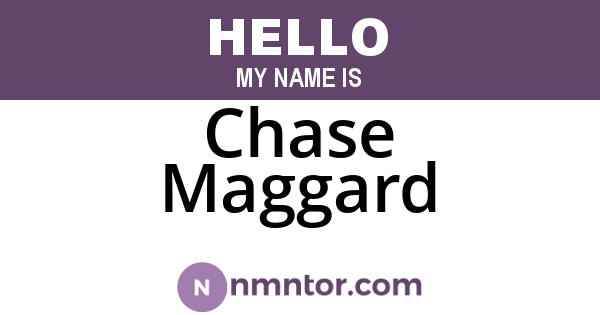 Chase Maggard