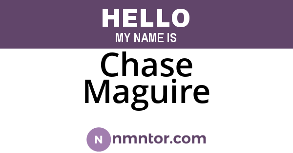 Chase Maguire
