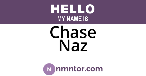 Chase Naz