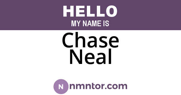 Chase Neal