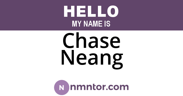 Chase Neang
