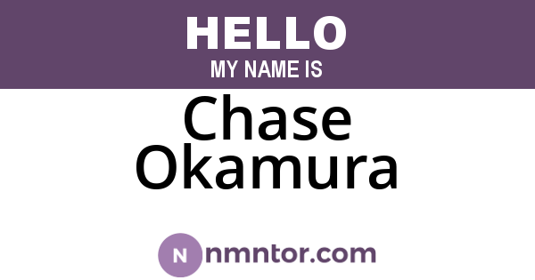 Chase Okamura