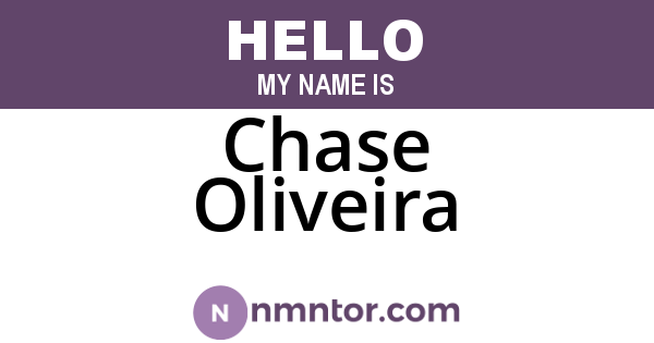 Chase Oliveira