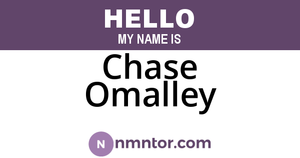 Chase Omalley