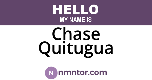 Chase Quitugua