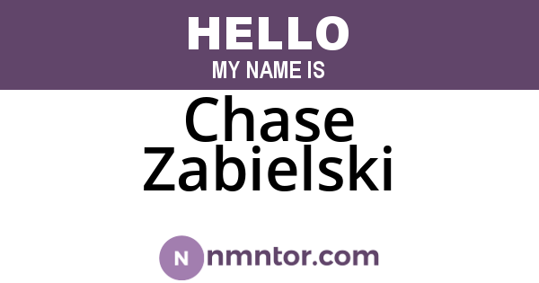 Chase Zabielski