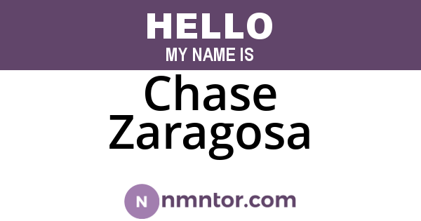 Chase Zaragosa