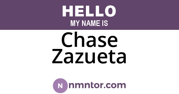 Chase Zazueta