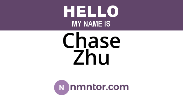 Chase Zhu
