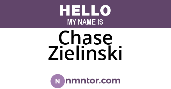 Chase Zielinski