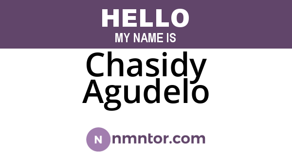 Chasidy Agudelo