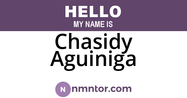 Chasidy Aguiniga