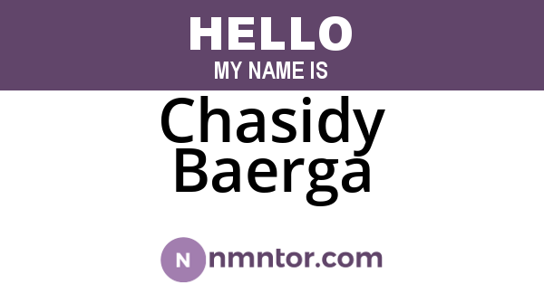 Chasidy Baerga