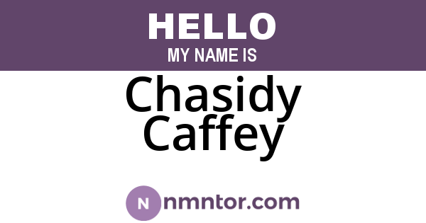 Chasidy Caffey