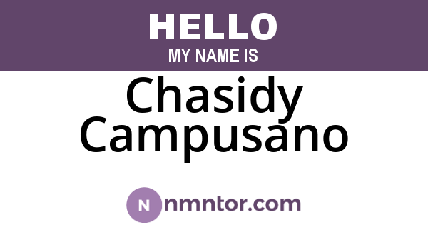 Chasidy Campusano