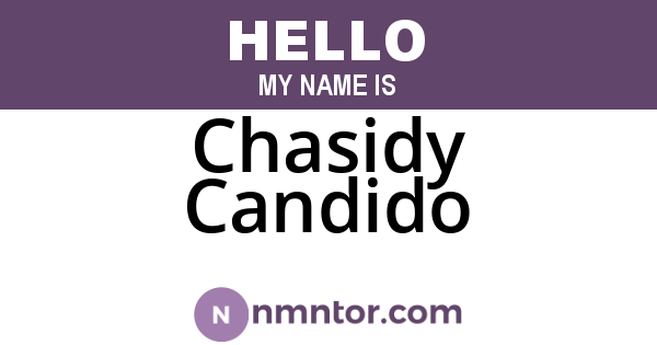Chasidy Candido