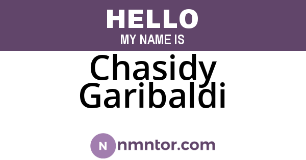 Chasidy Garibaldi