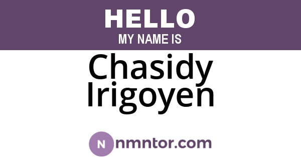 Chasidy Irigoyen