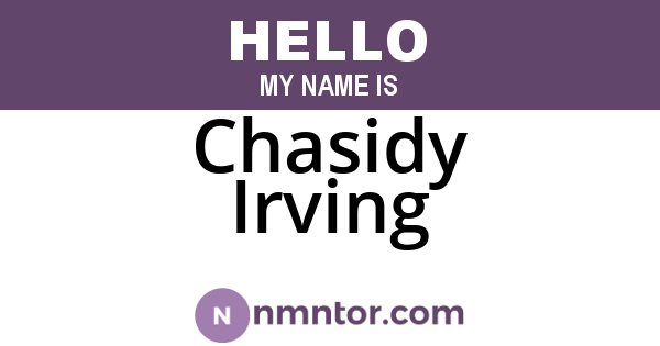 Chasidy Irving