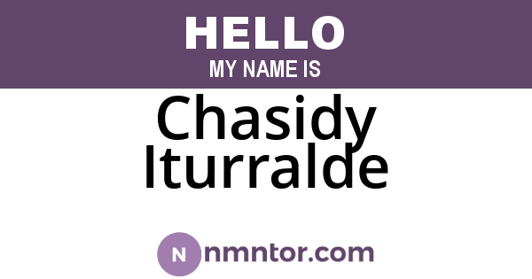 Chasidy Iturralde