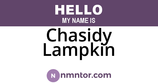 Chasidy Lampkin