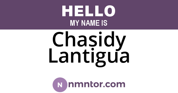 Chasidy Lantigua